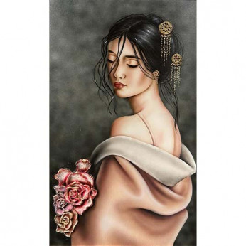 Art Maiora Quadro moderno materico dipinto a mano Adara 80x120