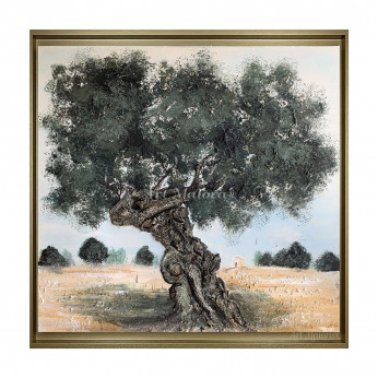 Art Maiora Quadro paesaggio rurale dipinto a mano Terra Mia 120x80