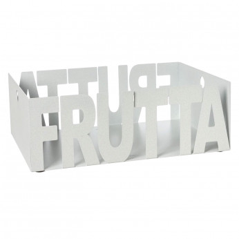 Arti e Mestieri Fruttiera in metallo design moderno Letter