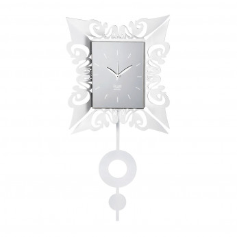 Arti e Mestieri Orologio da parete decorativo con pendolo in metallo dallo stile elegante Vaniti