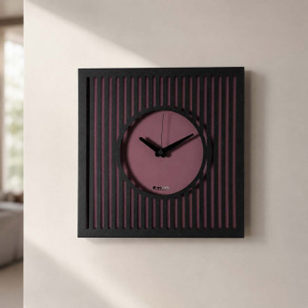 Arti e Mestieri Orologio da parete compatto in metallo con design geometrico e stile moderno Tiffany