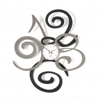 Arti e Mestieri Orologio da parete decorativo grande in metallo numeri artistici e di design Filomena