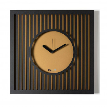 Arti e Mestieri Orologio da parete moderno in metallo con quadrante circolare cornice traforata Tiffany