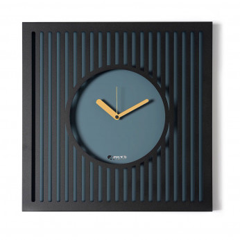 Arti e Mestieri Orologio da parete moderno in metallo con quadrante circolare cornice traforata Tiffany