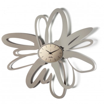 Arti e Mestieri Orologio da parete in metallo con quadrante in vetro dal design moderno Shodo