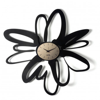 Arti e Mestieri Orologio da parete in metallo con quadrante in vetro dal design moderno Shodo