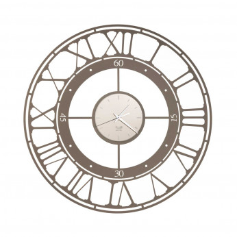 Arti e Mestieri Orologio da parete in metallo piccolo dal design moderno Koros