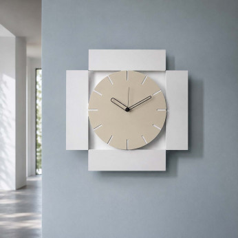 Arti e Mestieri Orologio da parete minimalista in metallo dal design moderno Radical