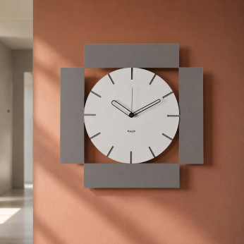 Arti e Mestieri Orologio da parete minimalista in metallo dal design moderno Radical