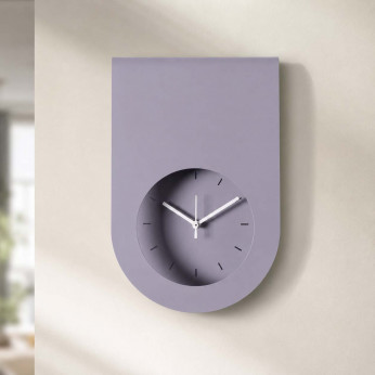 Arti e Mestieri Orologio da parete moderno in metallo di design per cucina Lembo