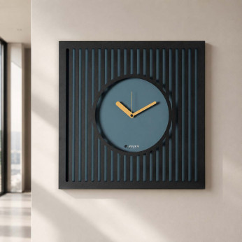 Arti e Mestieri Orologio da parete moderno in metallo con quadrante circolare cornice traforata Tiffany