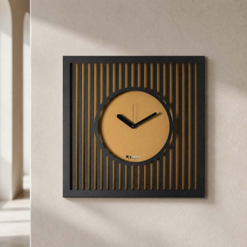 Arti e Mestieri Orologio da parete moderno in metallo con quadrante circolare cornice traforata Tiffany