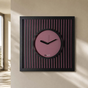 Arti e Mestieri Orologio da parete moderno in metallo con quadrante circolare cornice traforata Tiffany