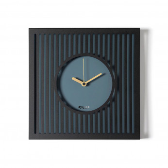 Arti e Mestieri Orologio da parete compatto in metallo con design geometrico e stile moderno Tiffany