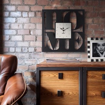 Arti e Mestieri Orologio da parete quadrato dal design moderno Home