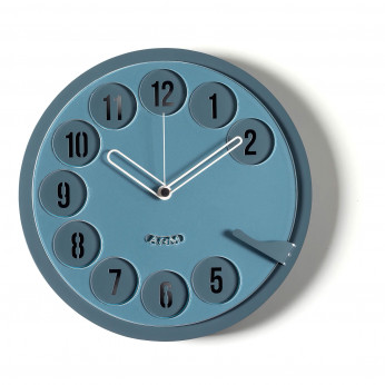 Arti e Mestieri Orologio da parete rotondo dal design vintage con numeri in rilievo Call Me