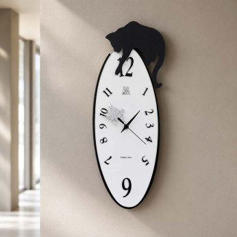 Arti e Mestieri Orologio da parete in metallo dal design moderno Tommy