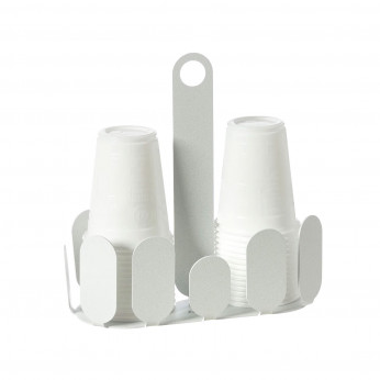 Arti e Mestieri Porta bicchieri in metallo per bicchieri di plastica Park