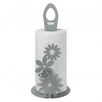 Arti e Mestieri Porta rotoli tavolo in metallo dal design moderno ed elegante Margherite