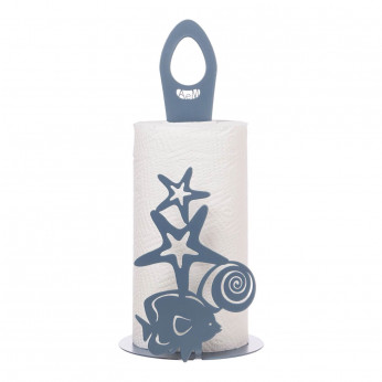 Arti e Mestieri Porta rotolo di carta da tavolo per cucina con fantasia marina Nettuno
