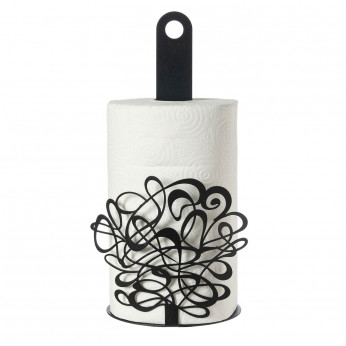 Arti e Mestieri Porta scottex in metallo di design Scarabocchio