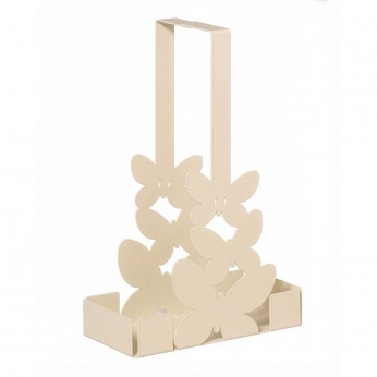 Arti e Mestieri Portabicchieri in metallo per bicchieri di plastica Farfalle