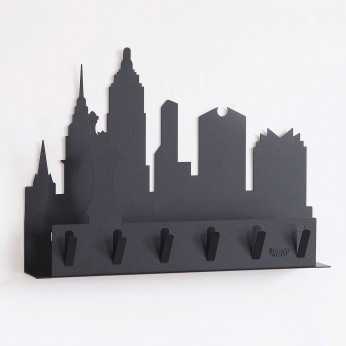 Arti e Mestieri Portachiavi da parete con portaposta New York