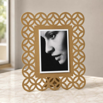 Arti e Mestieri Portafoto da tavolo dal design moderno con cornice in metallo Zen