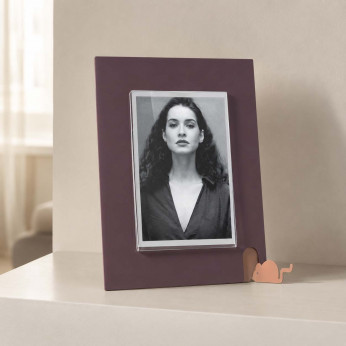 Arti e Mestieri Portafoto da tavolo grande in metallo dal design particolare Topino