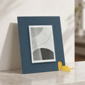 Arti e Mestieri Portafoto da tavolo piccolo in metallo dal design particolare Topino