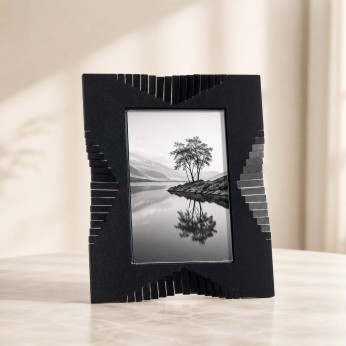 Arti e Mestieri Portafoto grande da tavolo di design con struttura in metallo Riviera