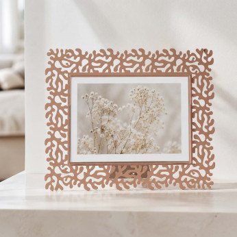 Arti e Mestieri Portafoto grande orizzontale dal design moderno ed elegante Corallo