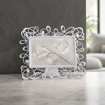 Arti e Mestieri Portafoto piccolo orizzontale dal design moderno ed elegante Scarabocchio