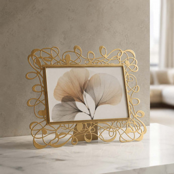 Arti e Mestieri Portafoto piccolo orizzontale dal design moderno ed elegante Scarabocchio
