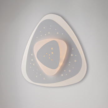 Be Light Applique da parete a LED con struttura in alluminio dal design moderno Stecy