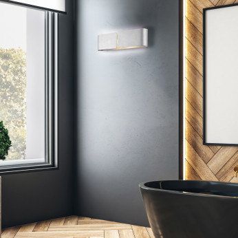 Be Light Applique da parete con struttura in metallo dal design moderno Hug