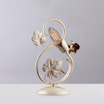 Be Light Applique da tavolo con struttura in metallo dalle linee classiche Iris