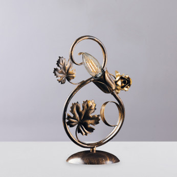 Be Light Applique da tavolo con struttura in metallo dalle linee classiche Iris