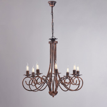 Be Light Lampadario grande con struttura in metallo dalle linee classiche Alma