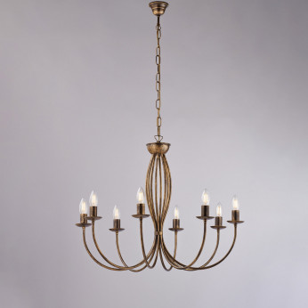Be Light Lampadario grande dalle linee classiche con struttura in metallo Botte