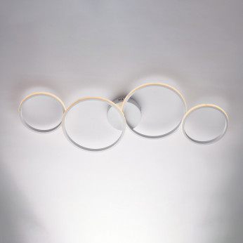 Be Light Plafoniera a LED con struttura in alluminio dal design moderno Atena