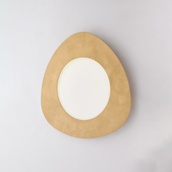 Be Light Plafoniera a LED con struttura in metallo laccato e diffusore in acrilico Clara