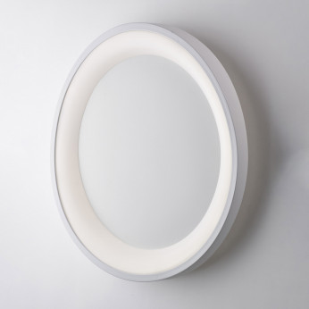 Be Light Plafoniera circolare moderna con struttura in alluminio e diffusore a LED Anna