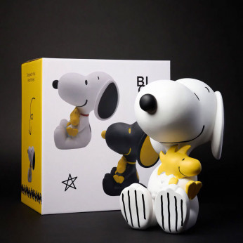 Blogo Soprammobile in resina Snoopy Woodstock White Snoopy