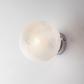 Bonetti Illumina Applique da parete con diffusore in vetro dal design moderno ed elegante Olaf