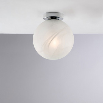 Bonetti Illumina Lampada a soffitto con diffusore in vetro dal design moderno ed elegante Olaf