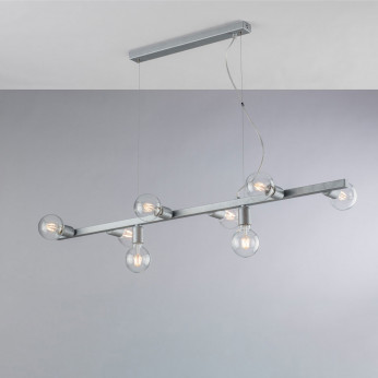 Bonetti Illumina Lampada a sospensione moderna grande con struttura in metallo Fabian