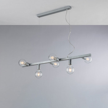 Bonetti Illumina Lampada a sospensione moderna media con struttura in metallo Fabian