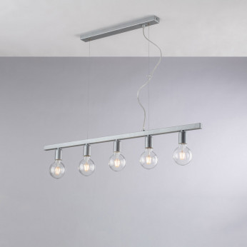 Bonetti Illumina Lampada a sospensione moderna piccola con struttura in metallo Fabian