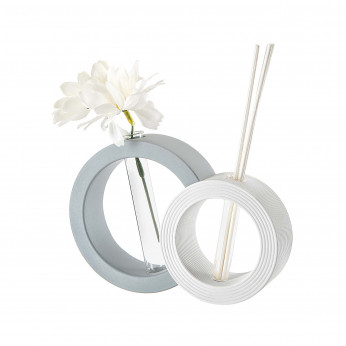 Bongelli Preziosi Bomboniera per matrimonio - Vaso rotondo elegante in marmorino con profumatore Double